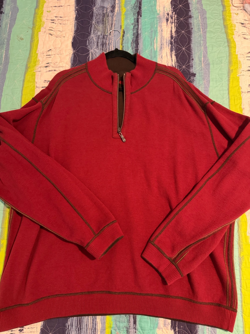 *Reversible* Tommy Bahama 1/4 Zip